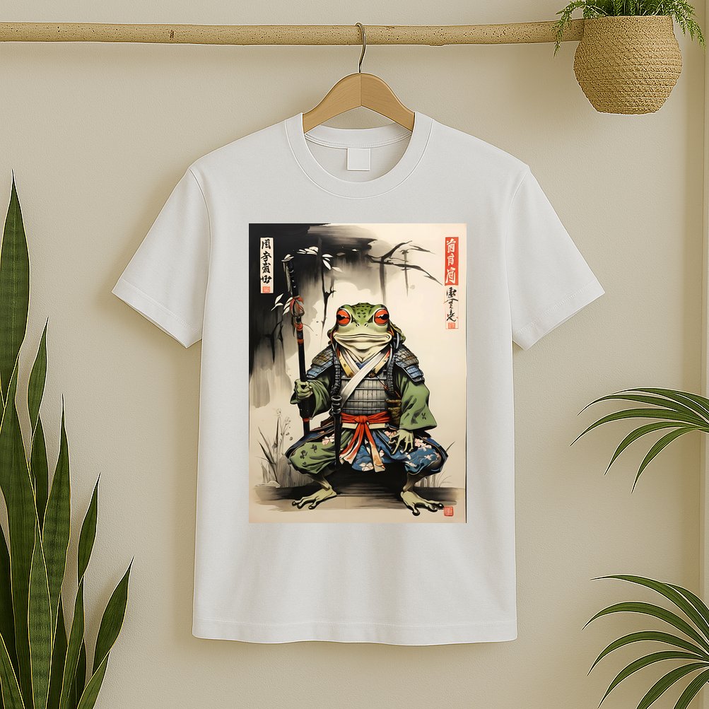 Frog Japanese Woodblock T-Shirt