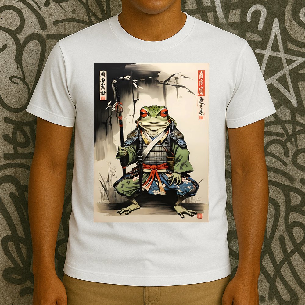 Frog Japanese Woodblock T-Shirt