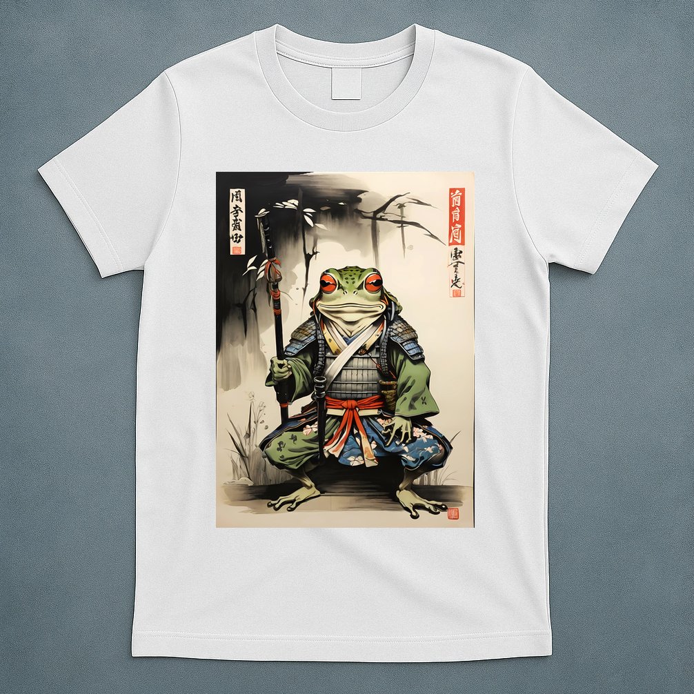Frog Japanese Woodblock T-Shirt