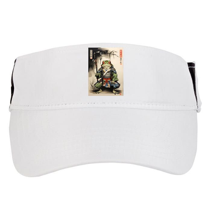 Frog Japanese Woodblock Adult Drive Performance Visor