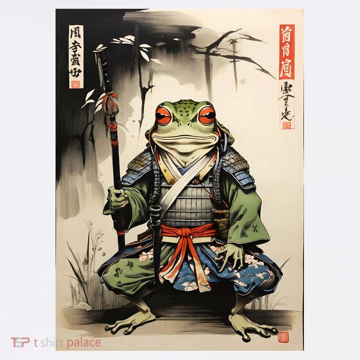 Frog Japanese Woodblock Adult Drive Performance Visor