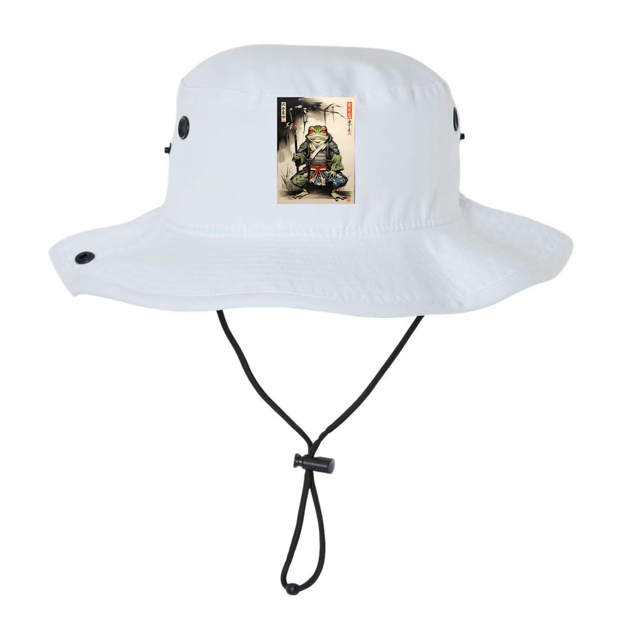 Frog Japanese Woodblock Bucket Hat