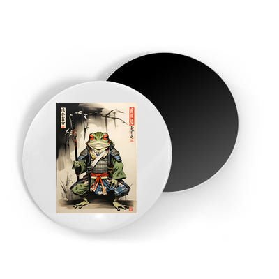 Frog Japanese Woodblock Magnet