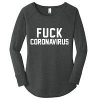 F**k Coronavirus Fight Women's Perfect Tri Tunic Long Sleeve Shirt