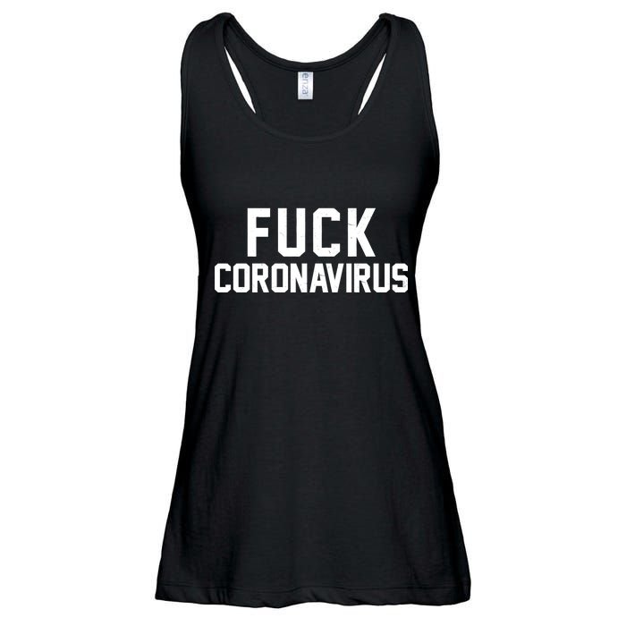 F**k Coronavirus Fight Ladies Essential Flowy Tank