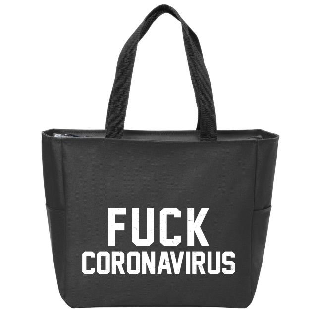 F**k Coronavirus Fight Zip Tote Bag