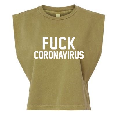 F**k Coronavirus Fight Garment-Dyed Women's Muscle Tee