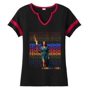 Femininomenon Kamala 2024 Ladies Halftime Notch Neck Tee