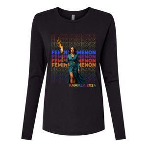 Femininomenon Kamala 2024 Womens Cotton Relaxed Long Sleeve T-Shirt