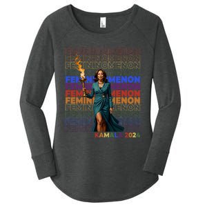 Femininomenon Kamala 2024 Women's Perfect Tri Tunic Long Sleeve Shirt