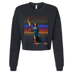 Femininomenon Kamala 2024 Cropped Pullover Crew