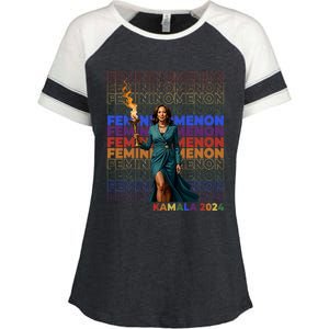 Femininomenon Kamala 2024 Enza Ladies Jersey Colorblock Tee