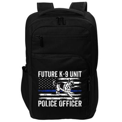 Future K 9 Unit Police Officer Proud Law Enforcement Impact Tech Backpack