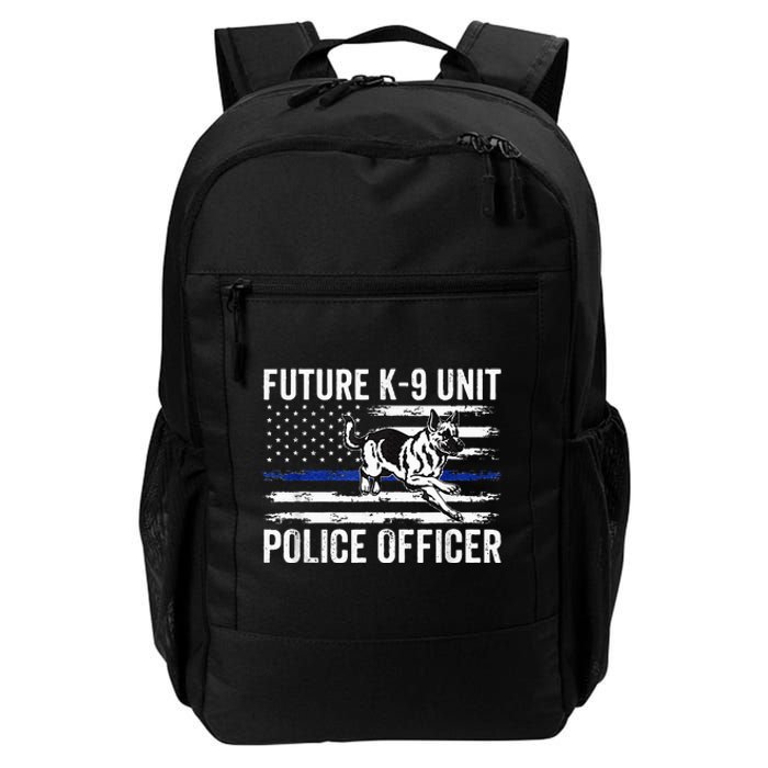 Future K 9 Unit Police Officer Proud Law Enforcement Daily Commute Backpack