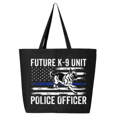 Future K 9 Unit Police Officer Proud Law Enforcement 25L Jumbo Tote