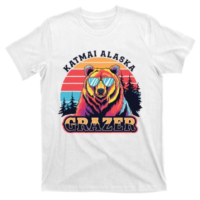 Funny Katmai Alaska Grazer Vintage Fat Bear Week 2024 T-Shirt