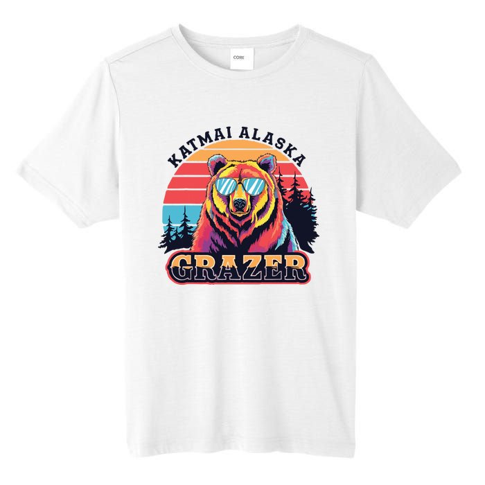 Funny Katmai Alaska Grazer Vintage Fat Bear Week 2024 Tall Fusion ChromaSoft Performance T-Shirt