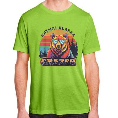 Funny Katmai Alaska Grazer Vintage Fat Bear Week 2024 Adult ChromaSoft Performance T-Shirt