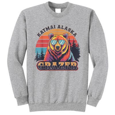 Funny Katmai Alaska Grazer Vintage Fat Bear Week 2024 Sweatshirt