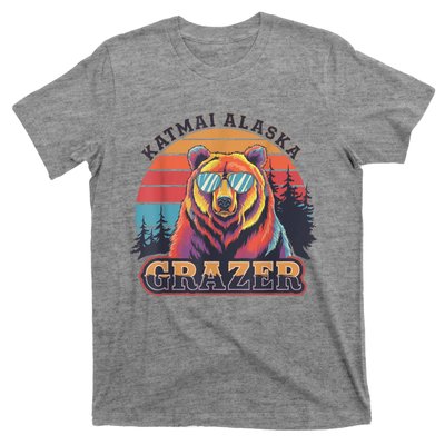 Funny Katmai Alaska Grazer Vintage Fat Bear Week 2024 T-Shirt