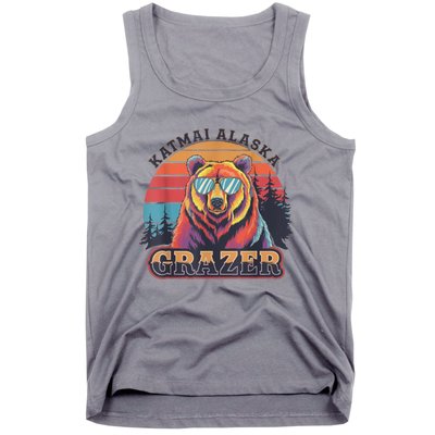 Funny Katmai Alaska Grazer Vintage Fat Bear Week 2024 Tank Top