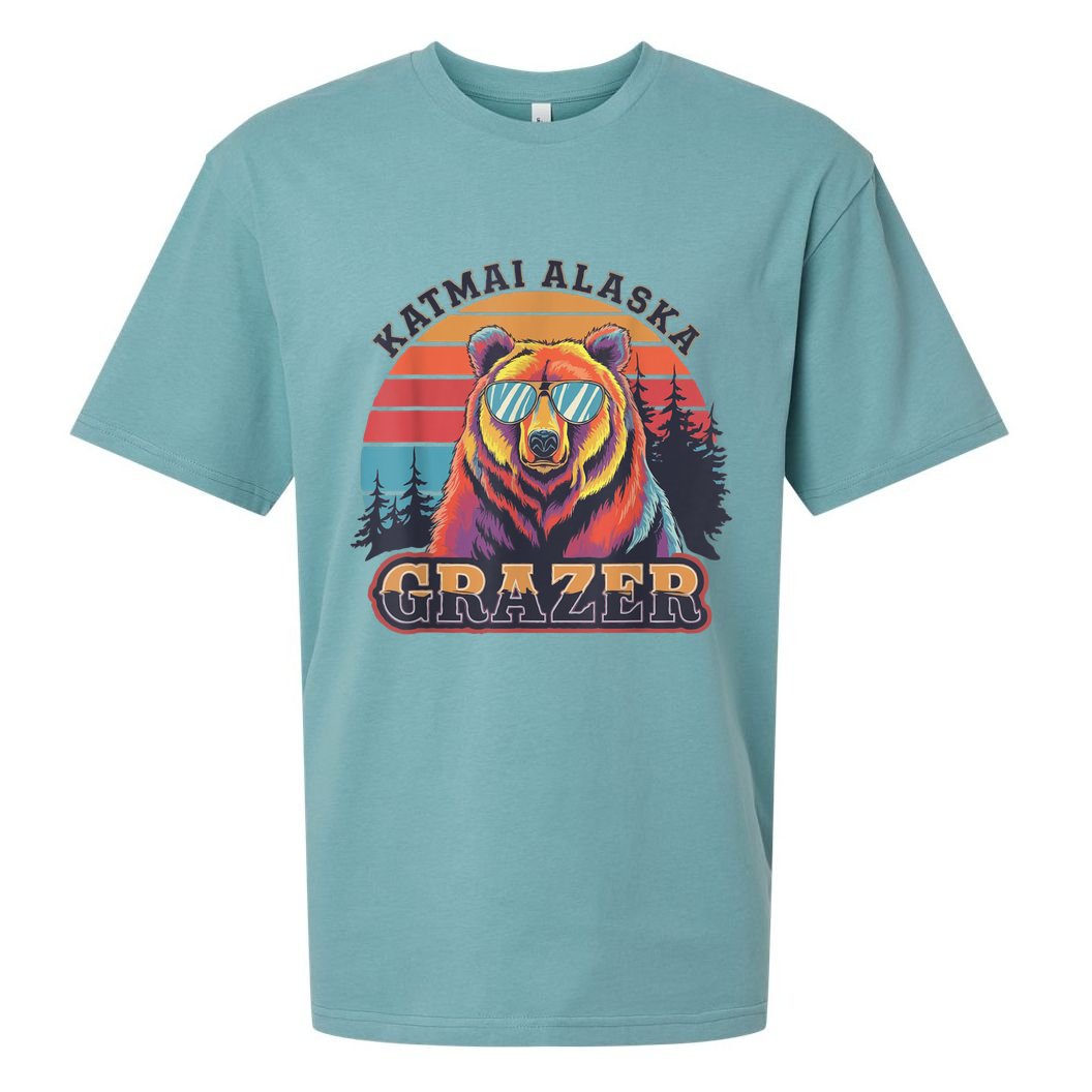 Funny Katmai Alaska Grazer Vintage Fat Bear Week 2024 Sueded Cloud Jersey T-Shirt