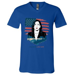 Funny Kammunist Anti Kamala Harris Funny Election 2024 V-Neck T-Shirt