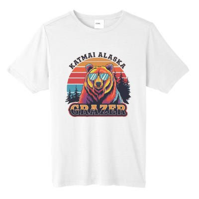 Funny Katmai Alaska Grazer Vintage Fat Bear Week 2024 Tall Fusion ChromaSoft Performance T-Shirt