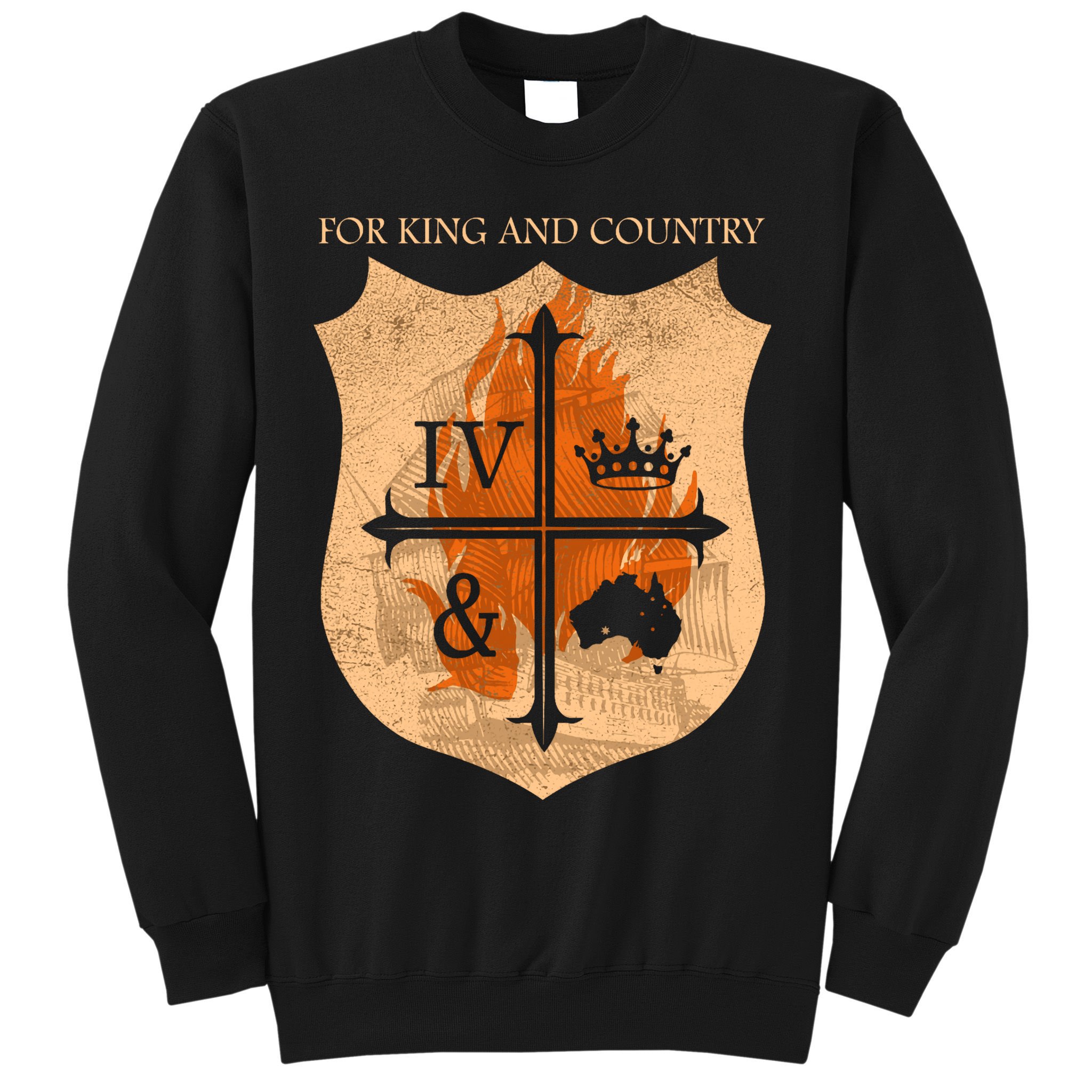 For King And Country Crest Friend Sweatshirt