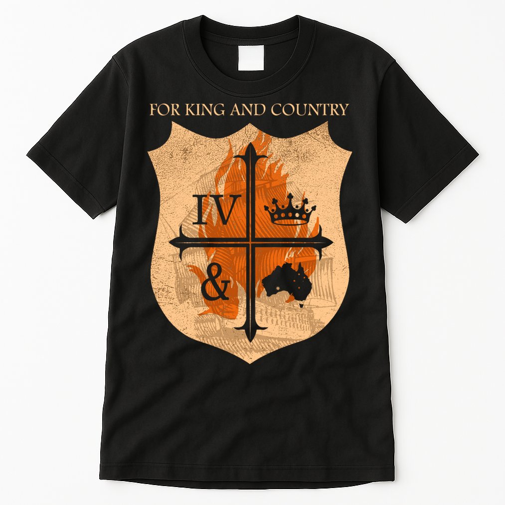 For King And Country Crest Friend Tall T-Shirt