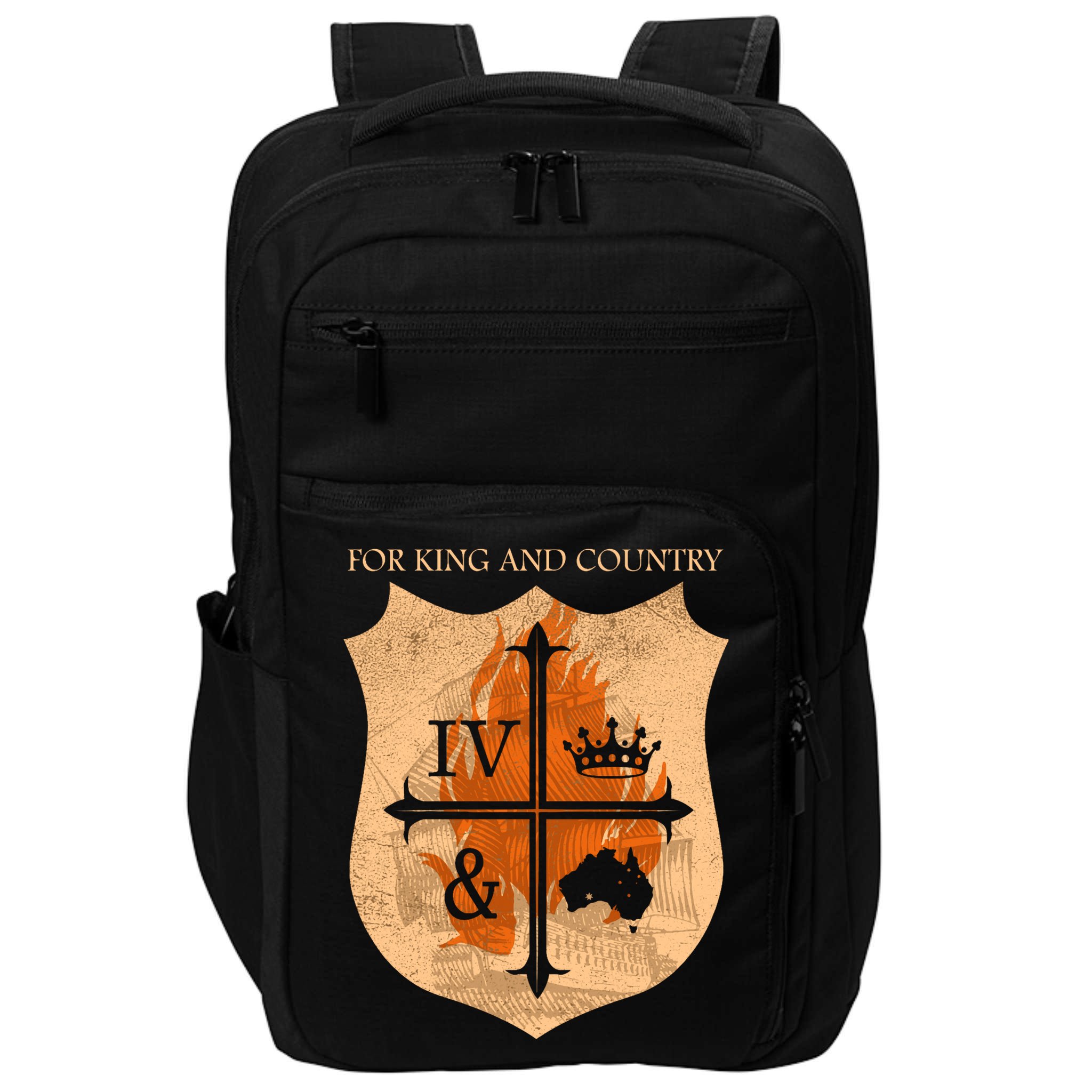 For King And Country Crest Friend Impact Tech Backpack