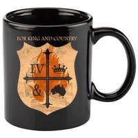 For King And Country Crest Friend 11oz C Handle Ceramic Mug