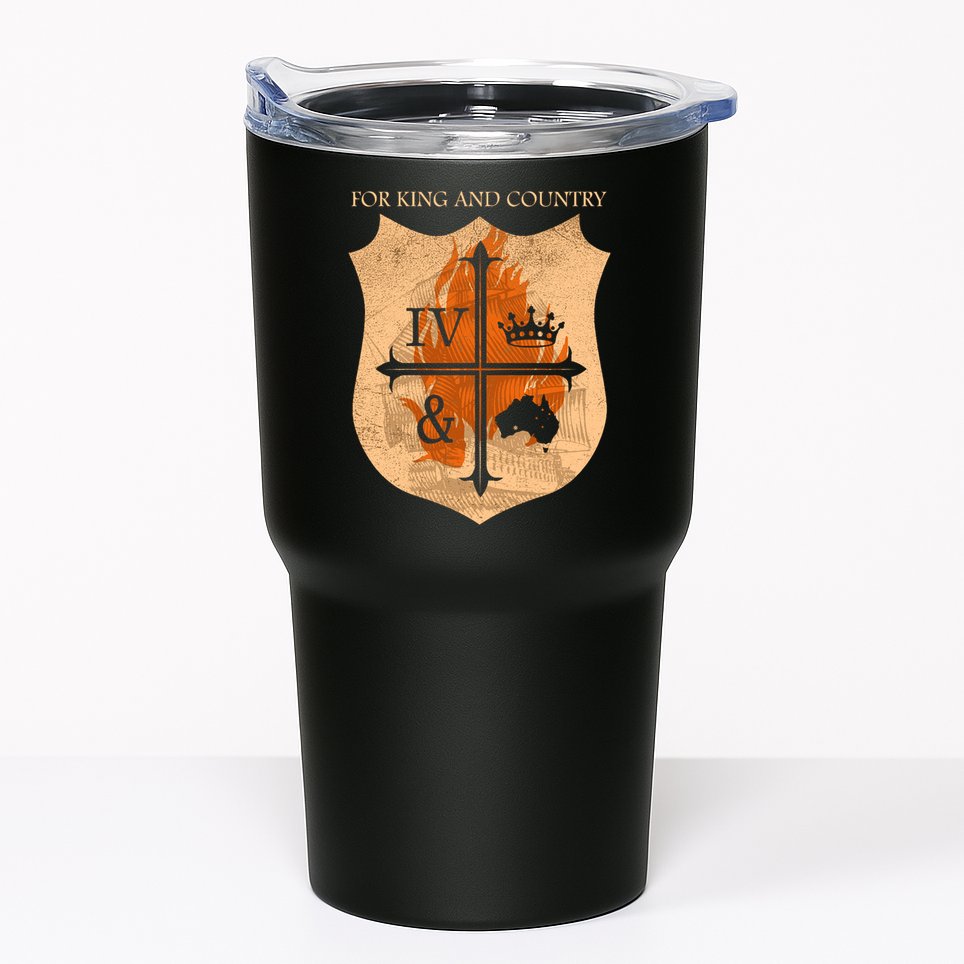 For King And Country Crest Friend Tumbler