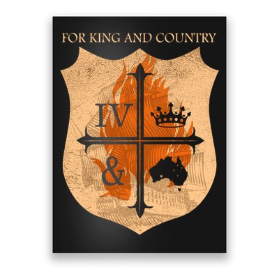 For King And Country Crest Friend Poster