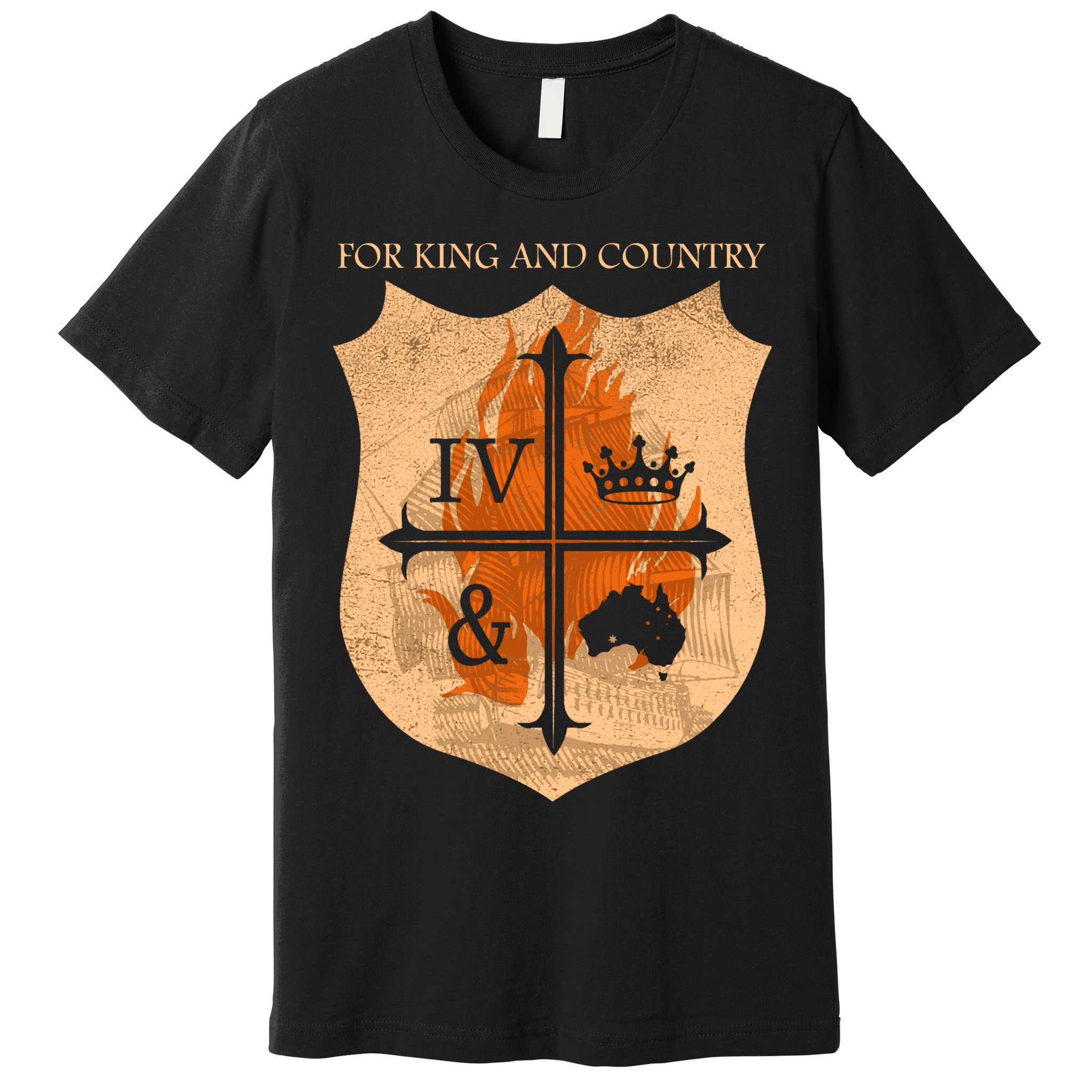 For King And Country Crest Friend Premium T-Shirt