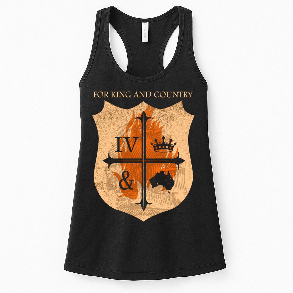 For King And Country Crest Friend Womens Tank Top