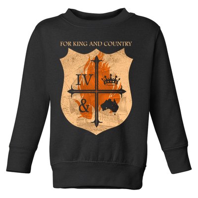 For King And Country Crest Friend Toddler Sweatshirt