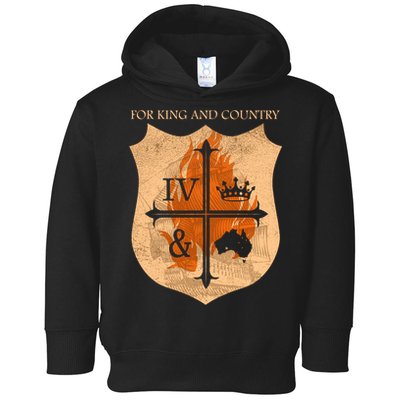 For King And Country Crest Friend Toddler Hoodie