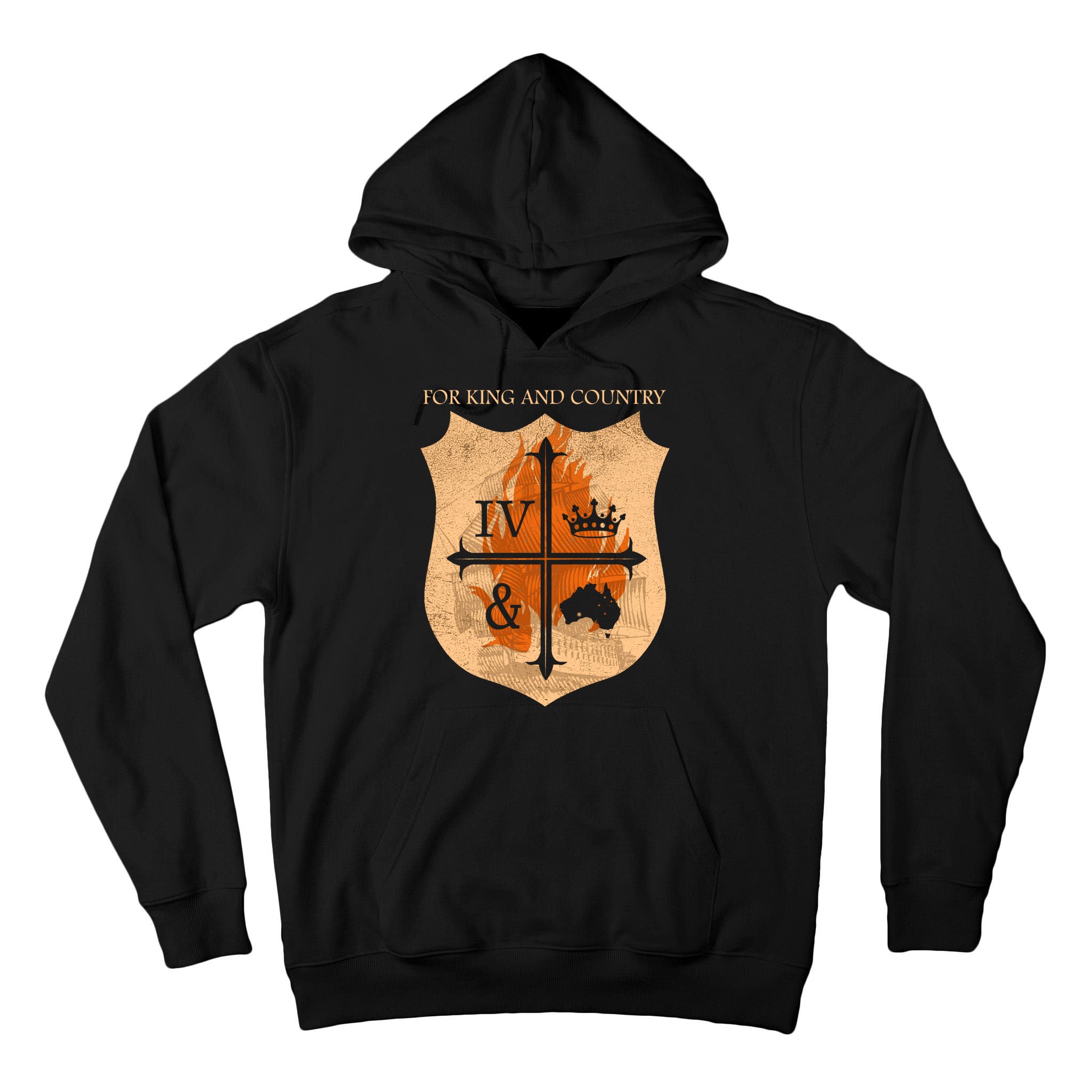For King And Country Crest Friend Tall Hoodie
