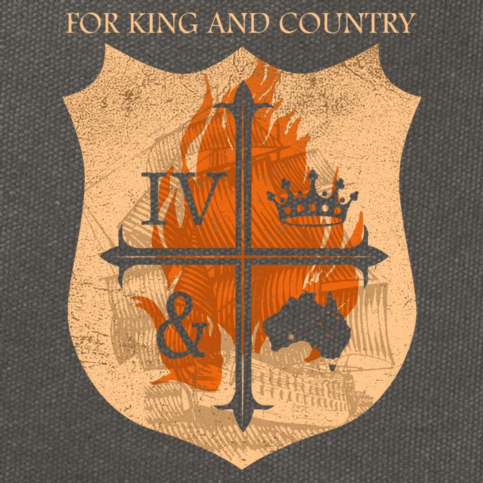 For King And Country Crest Friend Cotton Canvas Backpack