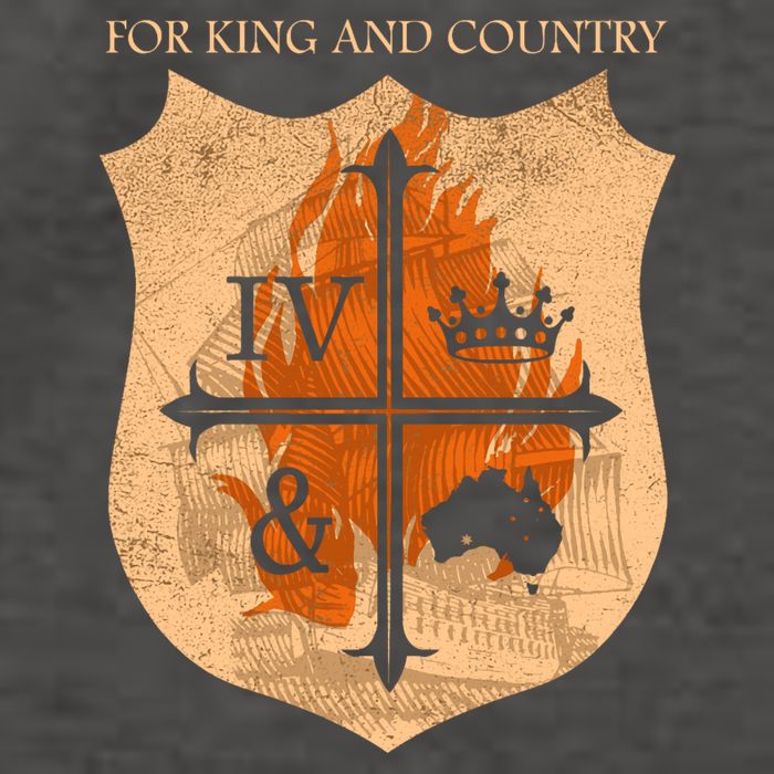 For King And Country Crest Friend Vector Backpack