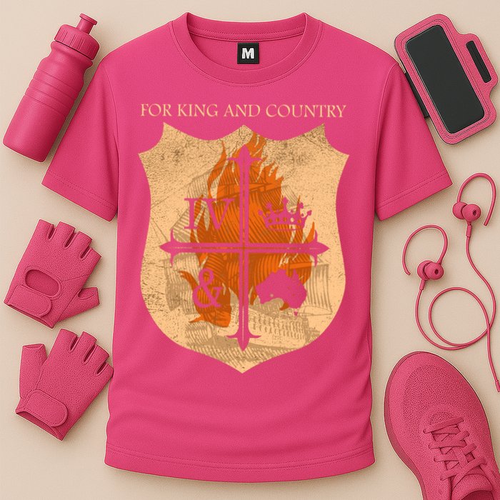 For King And Country Crest Friend Performance Shirt