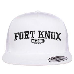 Fort Knox Alumni Retro Army Base Kentucky Flat Bill Trucker Hat