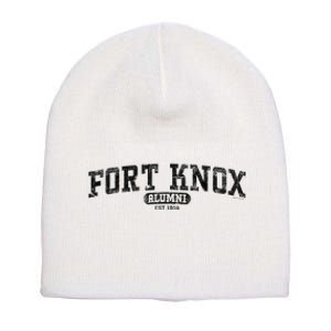 Fort Knox Alumni Retro Army Base Kentucky Short Acrylic Beanie