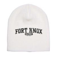 Fort Knox Alumni Retro Army Base Kentucky Short Acrylic Beanie