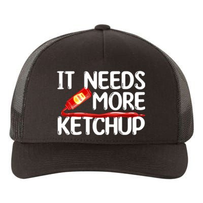 Funny Ketchup Art For Men Women Kids Catsup Condiment Lovers Yupoong Adult 5-Panel Trucker Hat