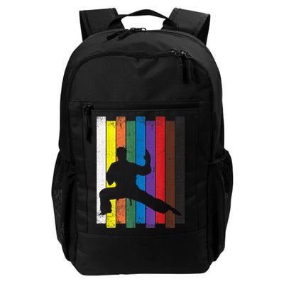 Funny Karate Belt Gift Karate Silhouette Gift Martial Arts Backpack