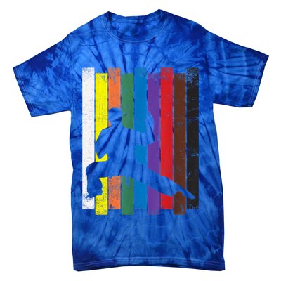 Funny Karate Belt Gift Karate Silhouette Gift Martial Arts Tie-Dye T-Shirt
