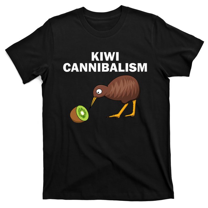 Funny Kiwi Bird Gift Cannibalism For Fruit Lover T-Shirt