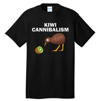 Funny Kiwi Bird Gift Cannibalism For Fruit Lover Tall T-Shirt